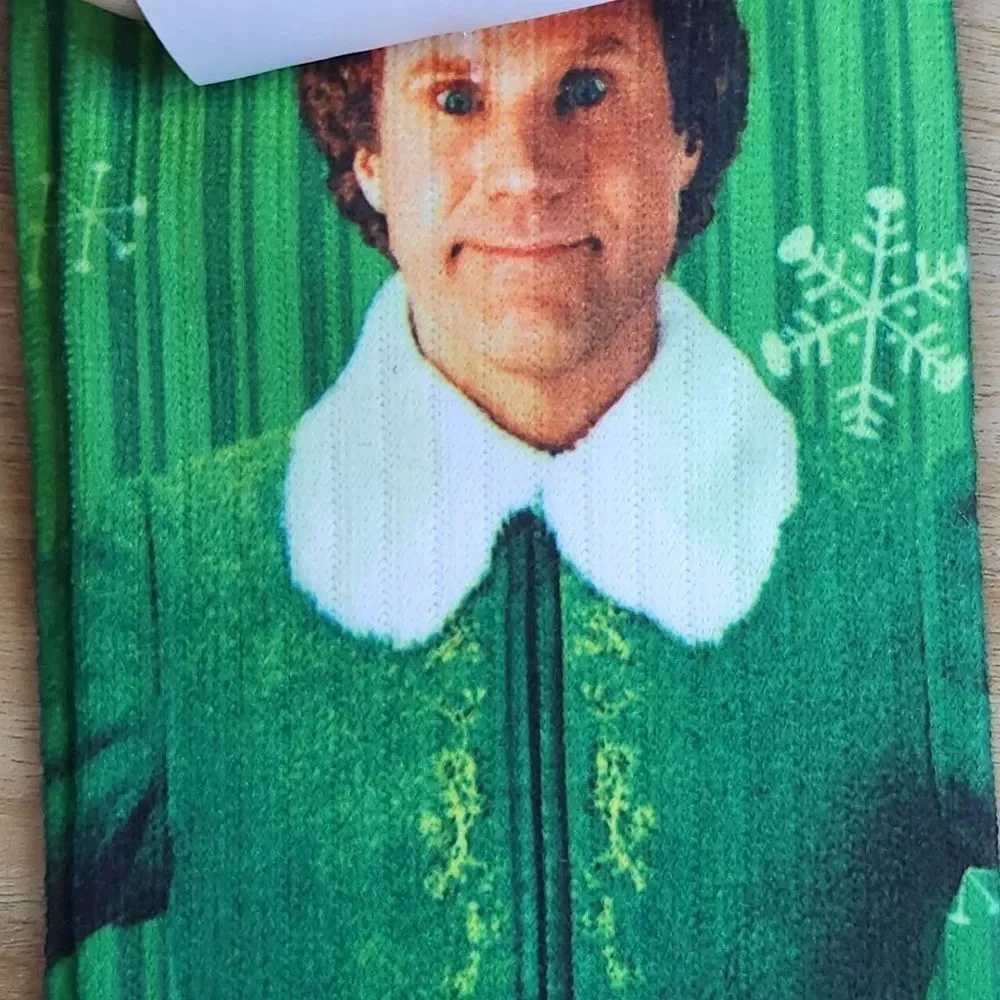 🔹️NWT Bioworld Green Buddy the Elf Novelty Socks Size 8-12